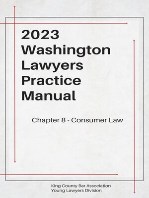 cover image of Washington Lawyers Practice Manual Chapter 8